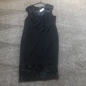 Christian Siriano Black fitted dress